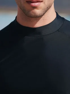 Noir - Gilet Active à manches longues en rythème témédaire