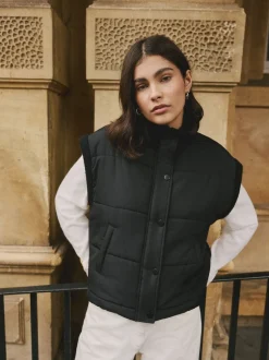 Noir - Gilet rembourré