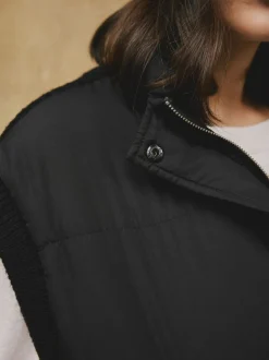 Noir - Gilet rembourré