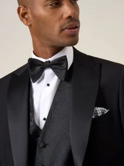 Noir - Gilet Skopes Party Motif paisley