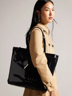 Noir - Grand sac à logo et nœud Ted Baker Nicon