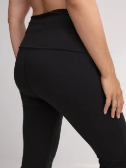 Noir - Grossesse Yoga Flare Leggings