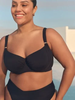 Noir - Haut de bikini à armatures Ultimate Support LK