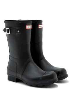 Noir - Hunter Mens Original Short Wellies