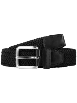 Noir - JACK & JONES Ceinture tissée