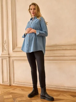 Noir - Jeans skinny Seraphine Grande Premium Grossesse overbump