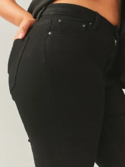 Noir - Jeans skinny taille mi-haute Hourglass