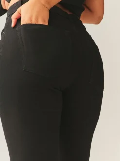 Noir - Jeans skinny taille mi-haute Hourglass