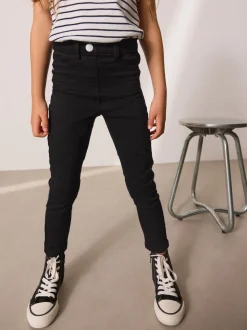 Noir - Jegging extensible (3-16ans)