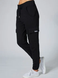 Noir - Jogging cargo femme