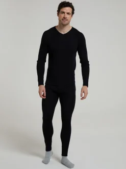 Noir - Jogging Mountain Warehouse Merino II thermique homme