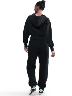 Noir - Jogging Nike oversize en polaire Phoenix taille haute à logo