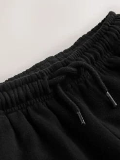 Noir - Joggings doux au toucher Coupe large (3mois-7ans)