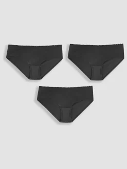 Noir - Jojo Maman Bébé 3{Short de maternité à bordures en dentelle (paquet de 0)