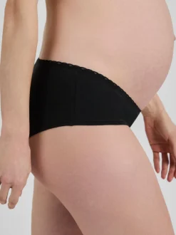 Noir - Jojo Maman Bébé 3{Short de maternité à bordures en dentelle (paquet de 0)