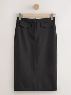 Noir - Jupe Crayon Ponte