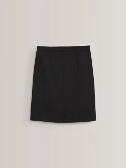 Noir - Jupes crayon d’école en jersey extensible à enfiler Ado (9-18ans)