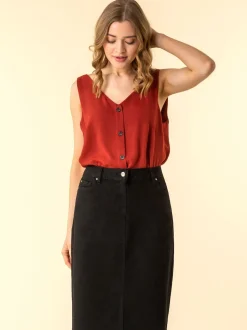 Noir - JupesRoman A-Line Denim