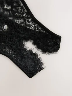 Noir - Knickers en dentelle