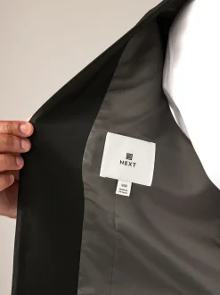 Noir - Laine Blend Motion Flex Costume Gilet