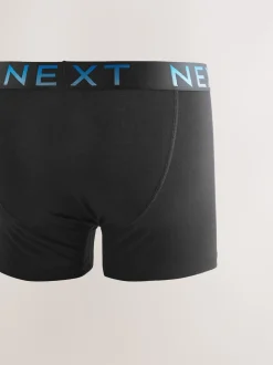 Noir à élastique dégradé - Boxer A-Front en coton riche