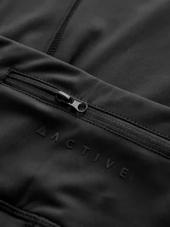 Noir - Legging de running avec poche