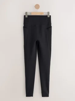 Noir - Legging de sport à imprimé réfléchissant actif