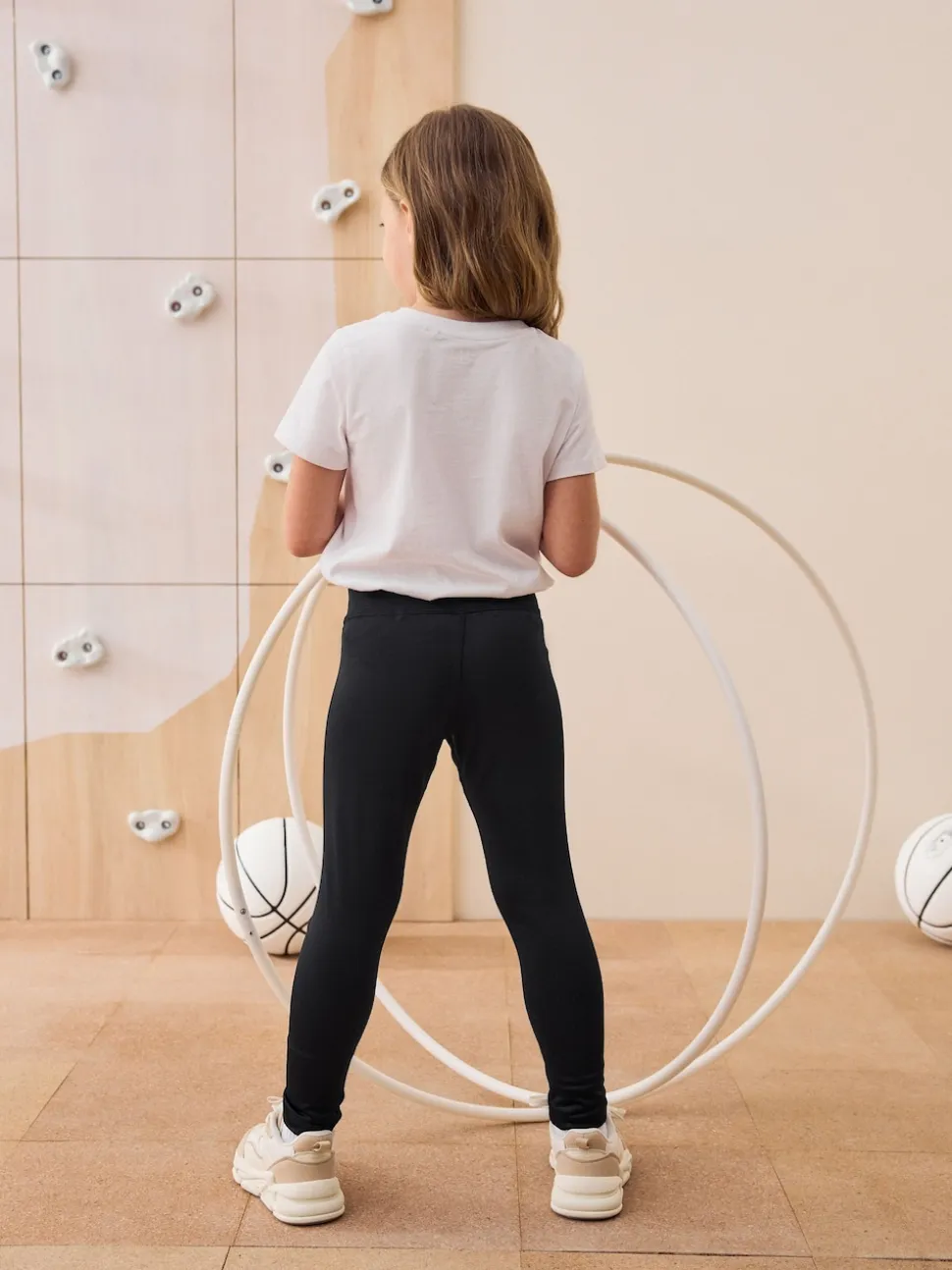 Noir - Leggings de sport (3-16ans)