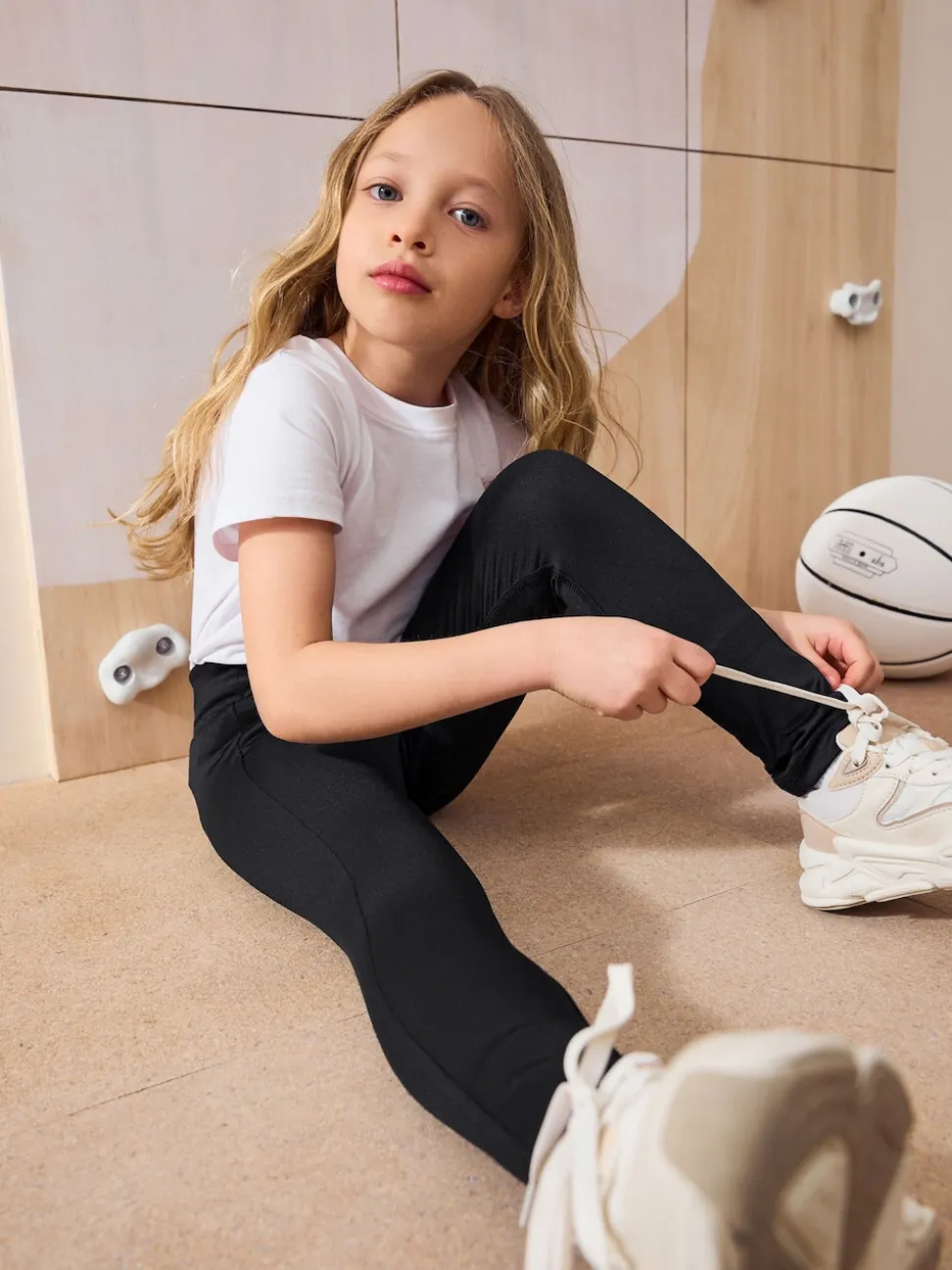 Noir - Leggings de sport (3-16ans)