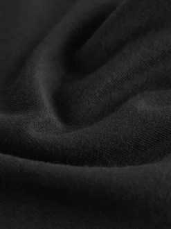 Noir - Leggings évasés pliés (3-16ans)