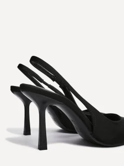 Noir - Linzi talons de cour à bride arrière Dash