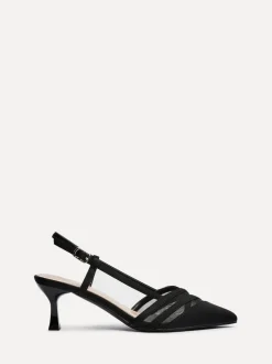 Noir - Linzi talons Milan en maille
