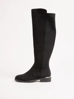 Noir - Lipsy Bottes décontractées élastiques en faux daim