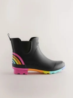 Noir - Little Bird by Jools Oliver Adultes Rainbow Welly Boots
