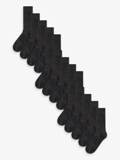 Noir à logo - Chaussettes fraîches brodées durables