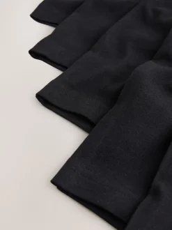 Noir - Lot 5 100boxers amples  % coton (1.5-16ans)