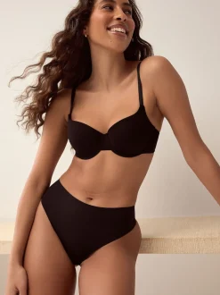 Noir - Lot 3 culottes invisibles et confortables