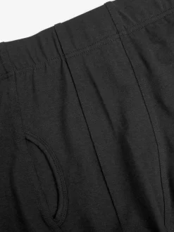 Noir - Lot de 10 - Boxers avec ouverture sur le devant