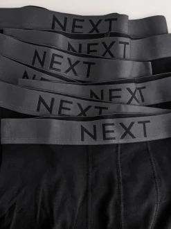 Noir - Lot de 10 - Boxers hipster 100% coton