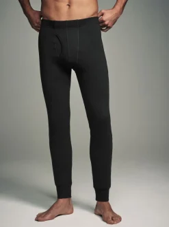 Noir - Lot de 2 - Leggings thermiques