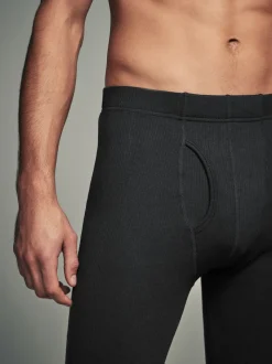 Noir - Lot de 2 - Leggings thermiques