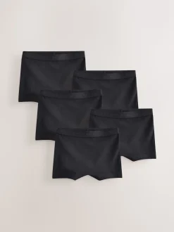 Noir - Lot de 5 caleçons (2-16ans)