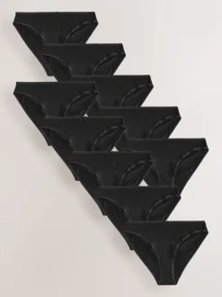 Noir - Lot de 10 caleçons en coton