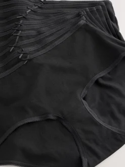 Noir - Lot de 10 caleçons en coton