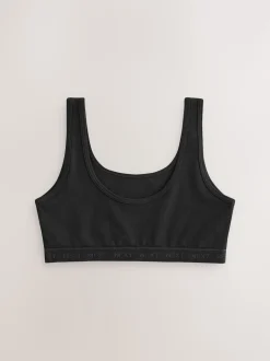 Noir - Lot de 3 crop tops (5-16 ans)