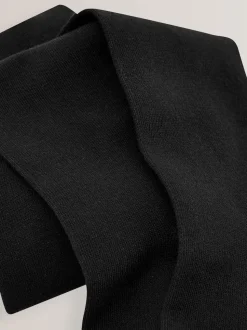 Noir - Lot de 3 de collants pour l'école en coton riche