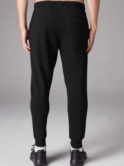 Noir - Lot de 2 Joggings Coupe ajustée à dos brossé