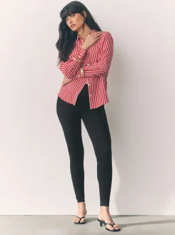 Noir - Lot de 5 leggings intégraux