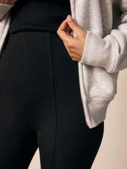 Noir - Lot de 2 leggings Ponte