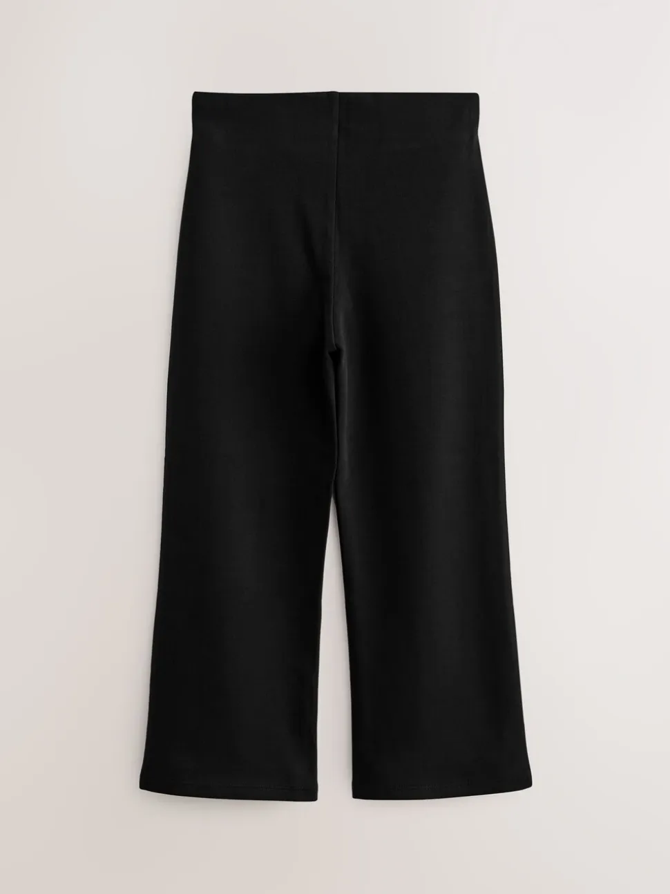 Noir - Lot de 2 pantalons d’école extensibles riches en coton à enfiler (3-17ans)